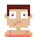 Pixel-art hero for animated GIF capsule safe-zone and loop readability pass October Next Fest 2026