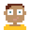 Pixel-art hero for your first Blender hero glTF export hash Q4 diligence mirror one evening 2026